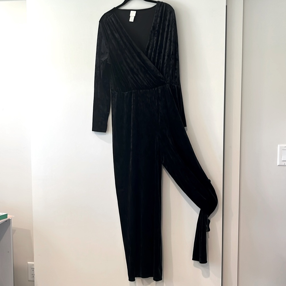 XL H&M velvet jumpsuit/ pantsuit